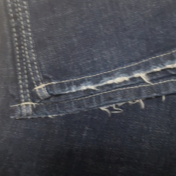 Sinclair Dark wash distressed Vassar Jeans - Picture 4 of 8